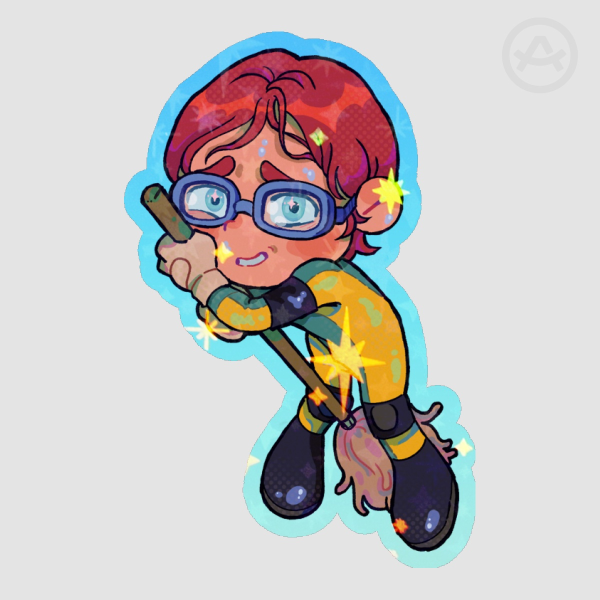 Waterboy holo sticker