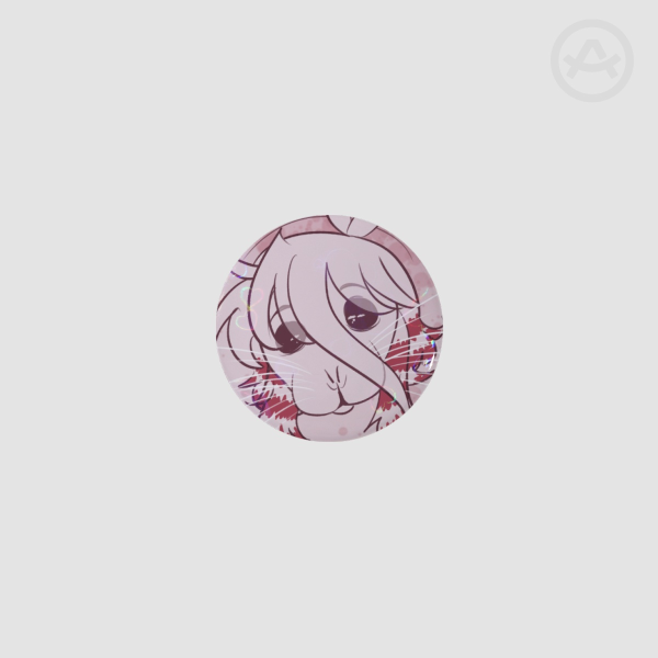 Mini Damon Seal Pin Badge