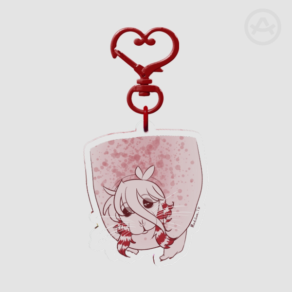 Damon Seal Clear Keychain