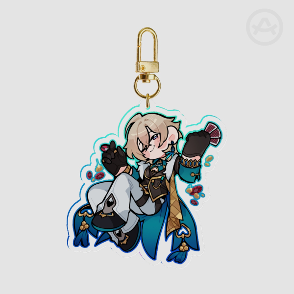 [ HSR ] Aventurine Acrylic Charm