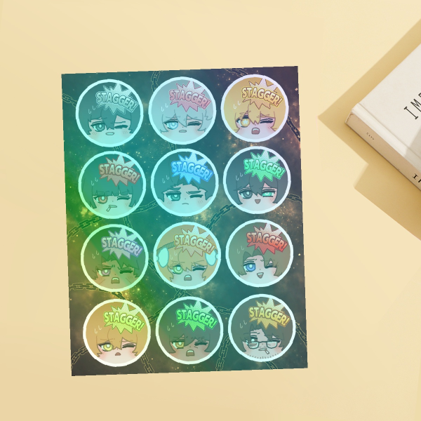 [Limbus Company] Staggered Sinners Sticker Sheet