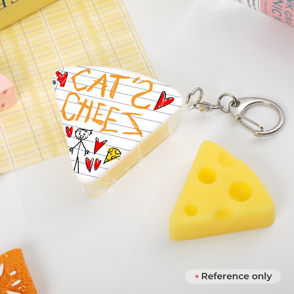 Charlie's Cheese Squishy Keychain
