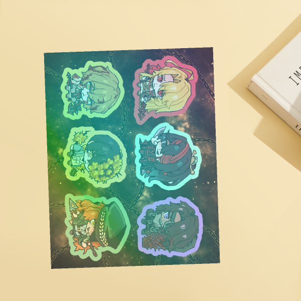 [Limbus Company] Bad End IDs Sticker Sheet