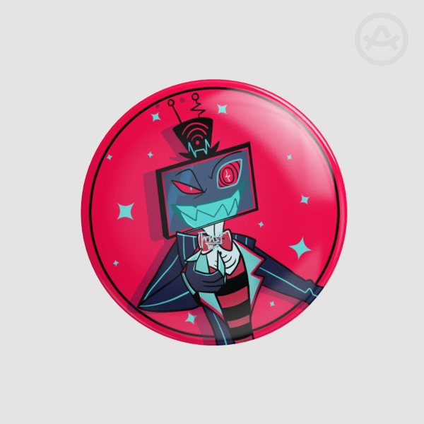 Vox Badge | 1.73" [Hazbin Hotel]