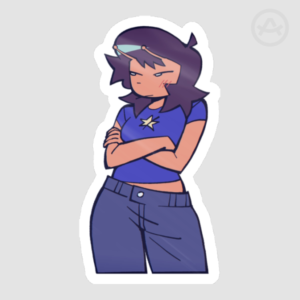 Blue Sticker