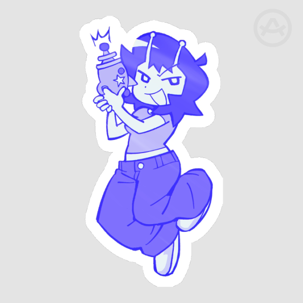 Raygun Bluey Sticker