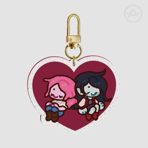 Bubbline Season 7 - Glitter Acrylic Keychain