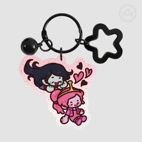 Bubbline Season 3 - Glitter Acrylic Keychain
