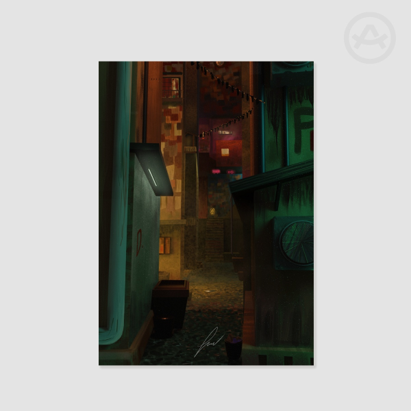 The Slums | A4 Poster Print