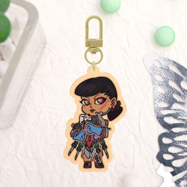 Warframe Lettie Keychain