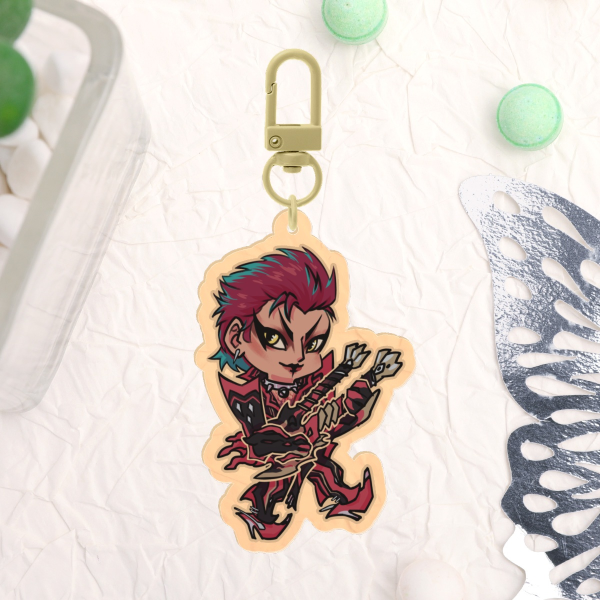 Warframe Flare Keychain