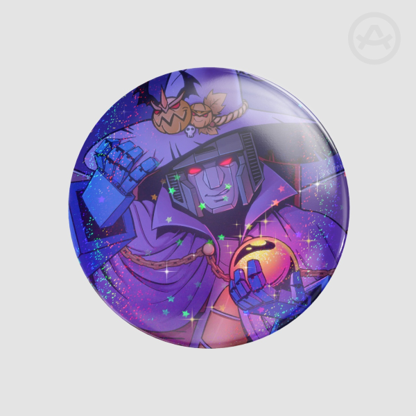 TF Witchy Halloween (Screamer) Button Pin