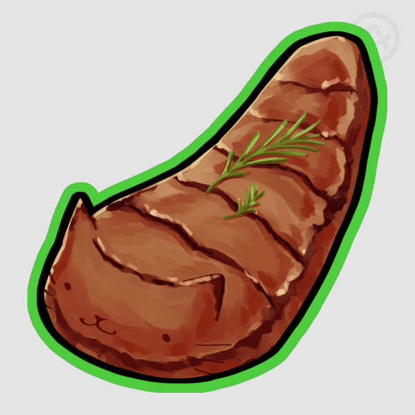 Steak Cat | Sticker