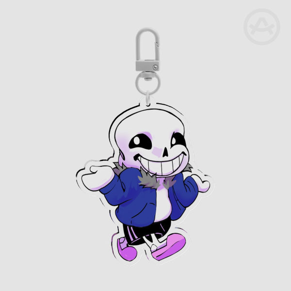 Sans Acrylic Keycharm