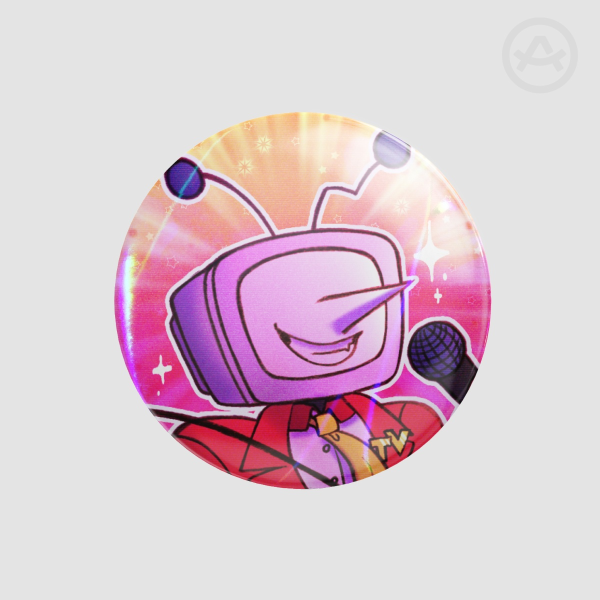 [Deltarune] Tenna Round Badge/Pin