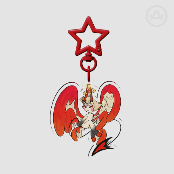 Demon Lucifer Acrylic Keychain