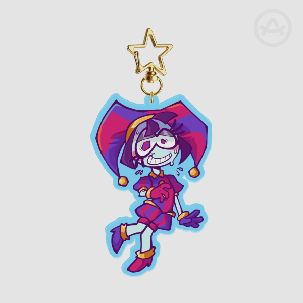 Pomni Acrylic Keychain