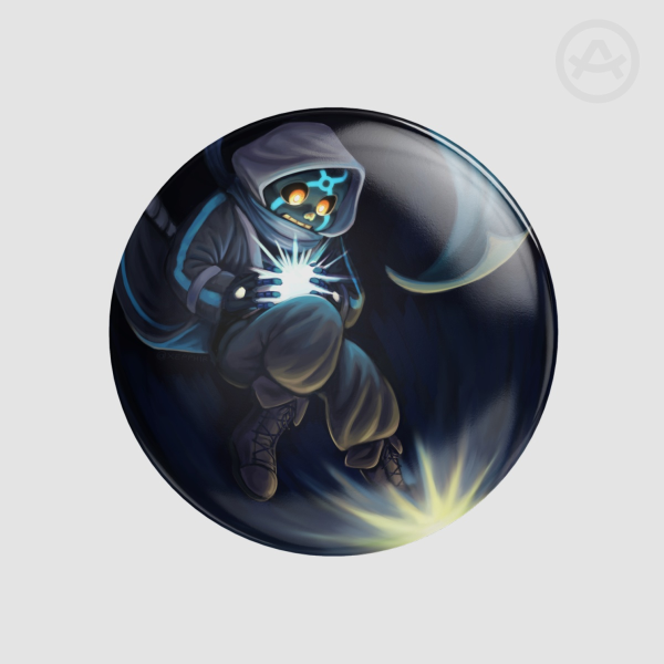 Epoch Falling Star - Codex Nova Button Pin