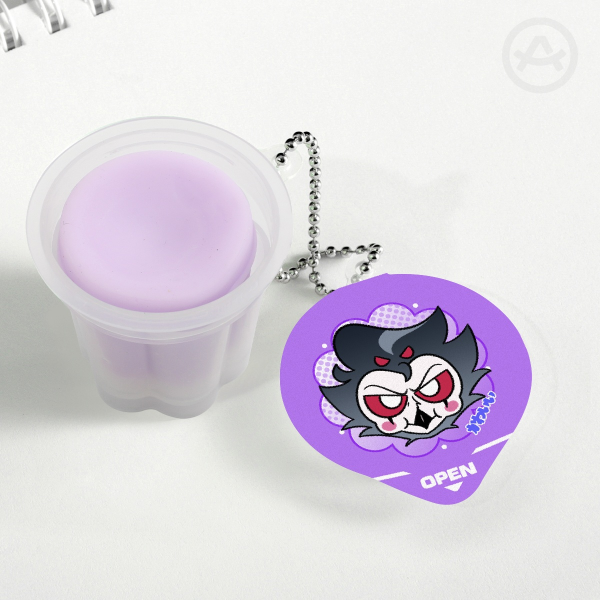 Stolas - Squishy Pudding Keychain