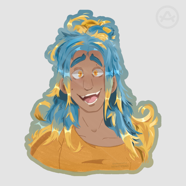 Colored Edge Die Cut Stickers