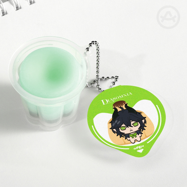 [TWST] Malleus Draconia Squishy Pudding Jelly Keychain