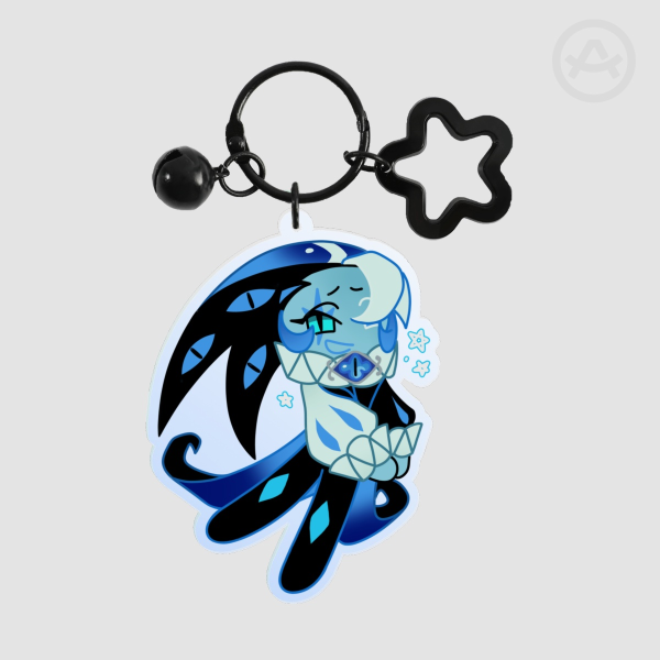 Shadow milk cookie keychain