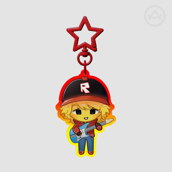 Player - Roblox Block Tales - Clear Acrylic Keychains