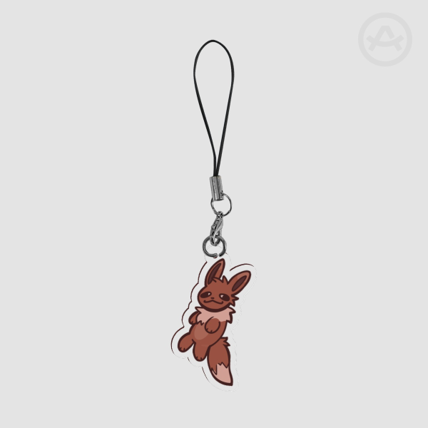 Derpy Eevee phone charm