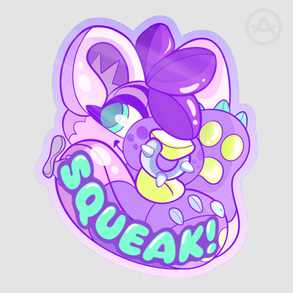 Squeak Fursona Sticker