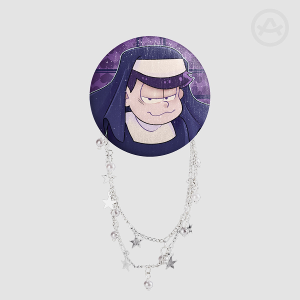 Ichimatsu Badge With Chains
