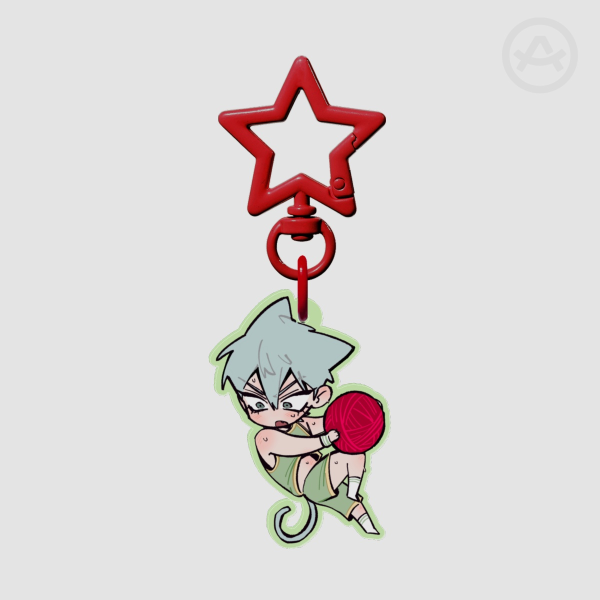 ALNST Till Best Partners Kitty Keychain