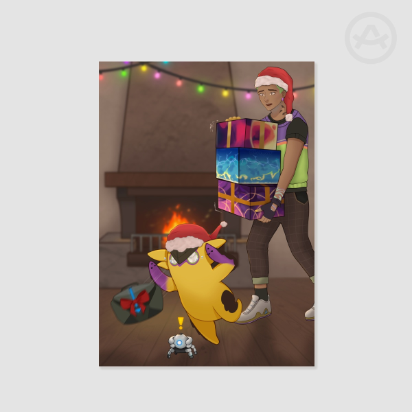 Gekko & Wingman Christmas Poster