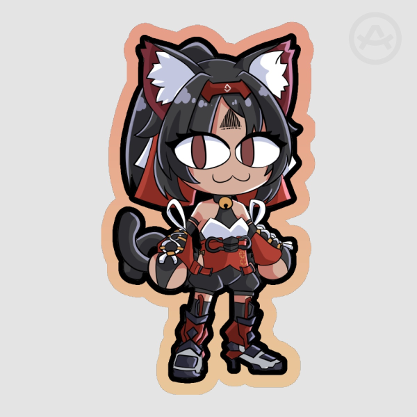 ZZZ | Nekomata [MATTE DIE CUT STICKER]