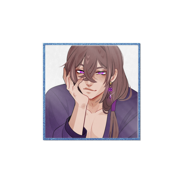 Clear Acrylic Art - Didi's gaze