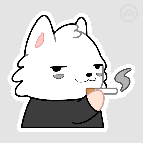 [LARGE] Yongmeong Smoking Sticker