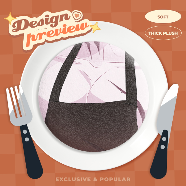 Kiss the chief Plush Badges