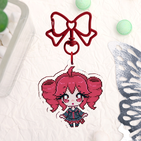 Pixel Teto Acrylic Keychains