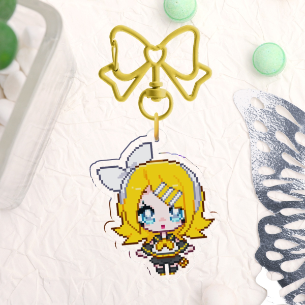 Pixel Rin Acrylic Keychain
