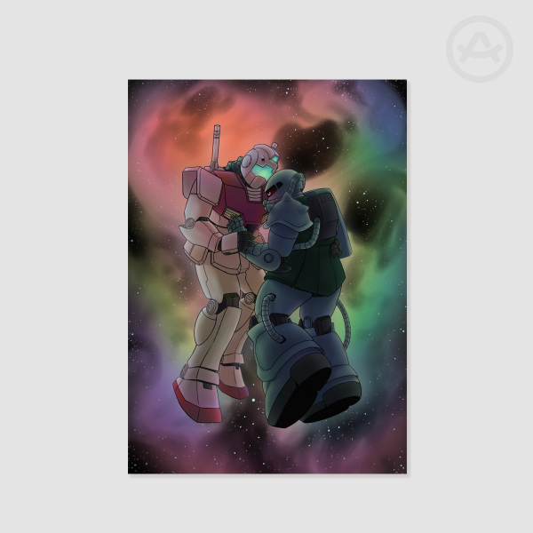 Make Love Not War (In Space) Poster