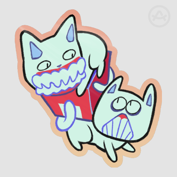 Pablo and Valerie Sticker OFF