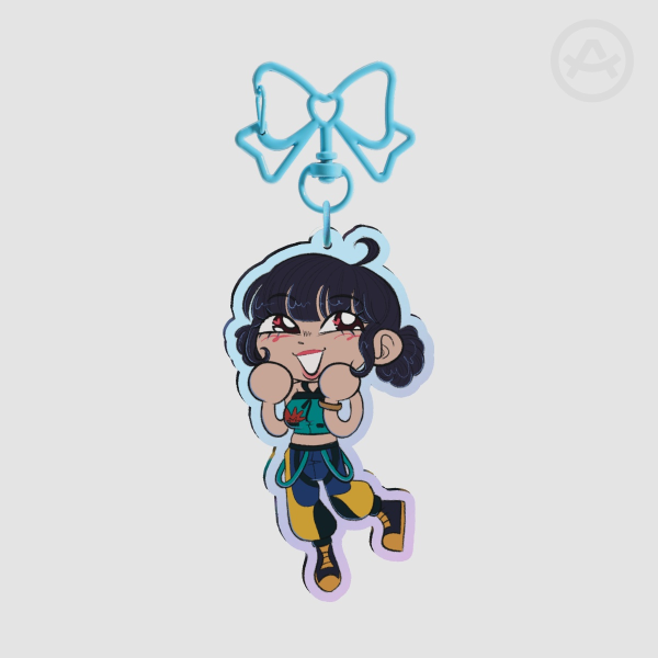 Zoey K-Pop Demon Hunters Keychain