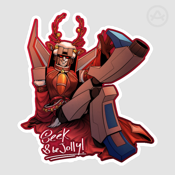 Rudolf Screamer Foil Sticker