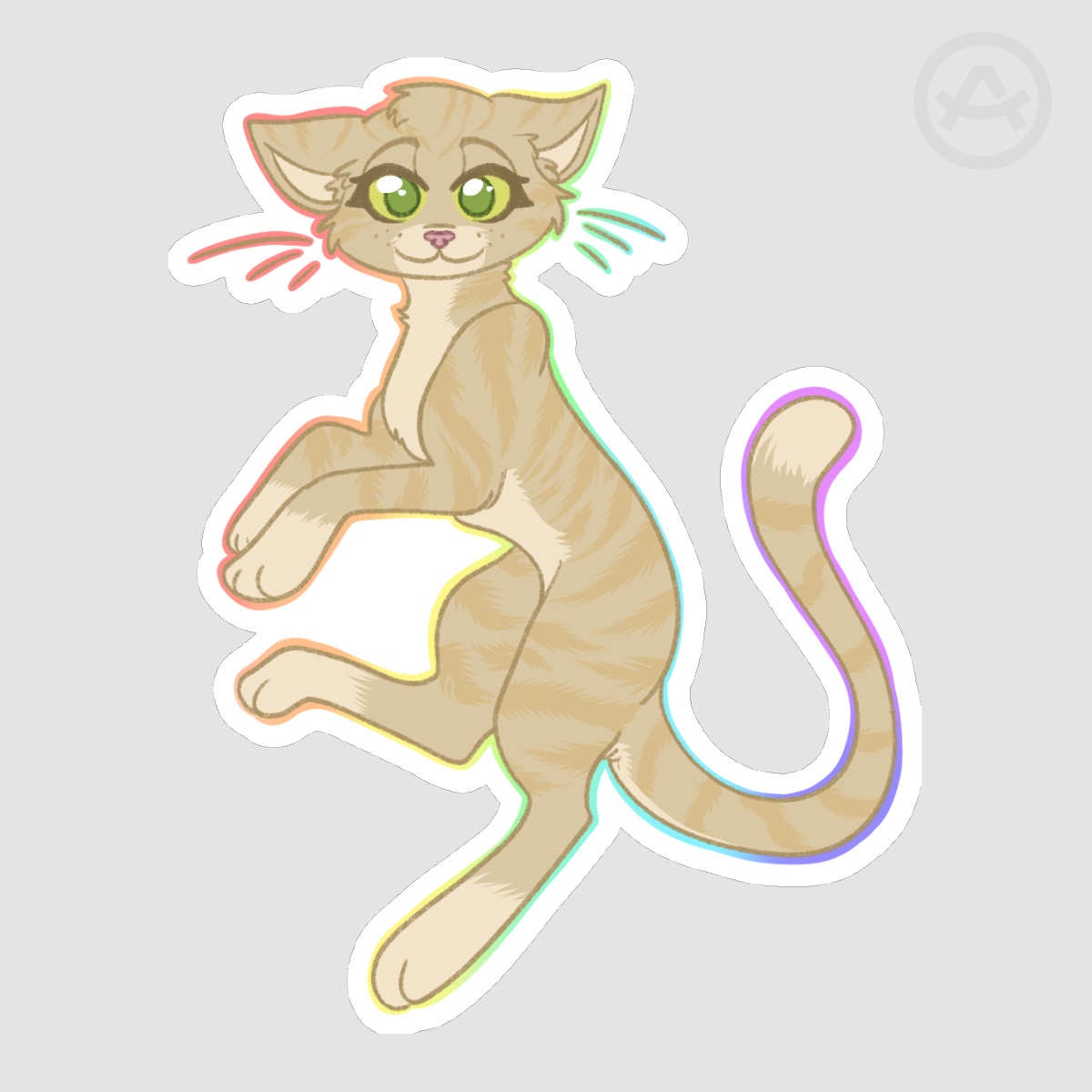WC Sand Cat Sticker