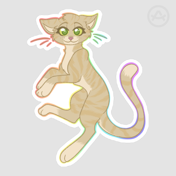 WC Sand Cat Sticker