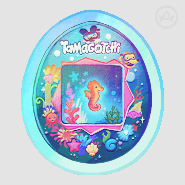 Frutiger Aqua Sticker (Tamagotchi) | Niji Iris