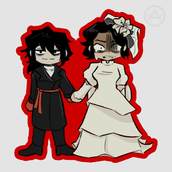 MARRIED IN RED | Boksu & Da-jeong [MATTE DIE CUT STICKER]