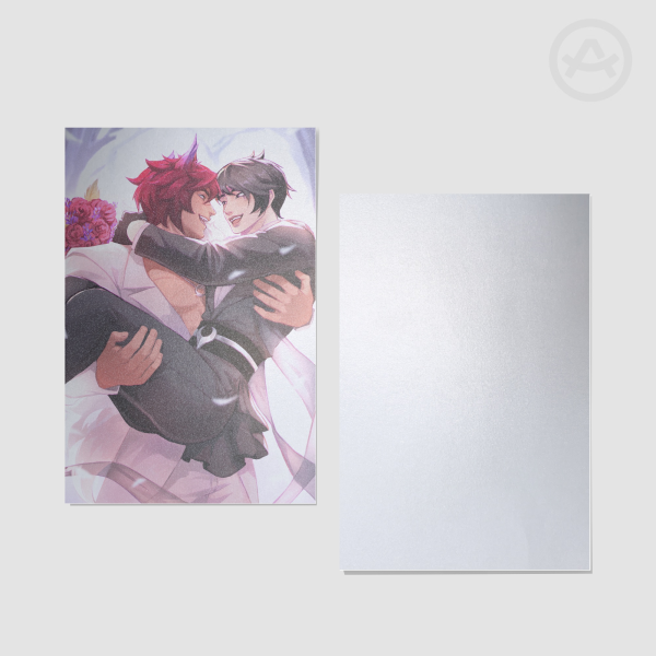 Settphel Wedding Postcard Print