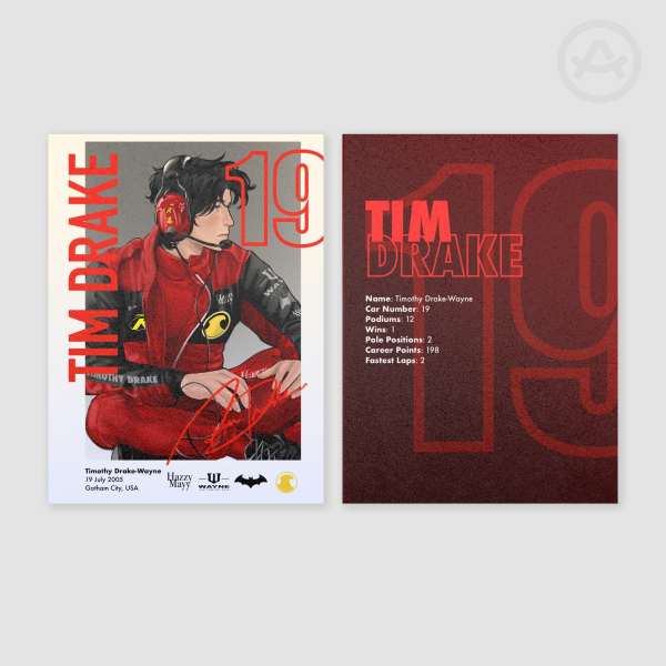 F1 au Tim Drake Pearl Paper Photocard