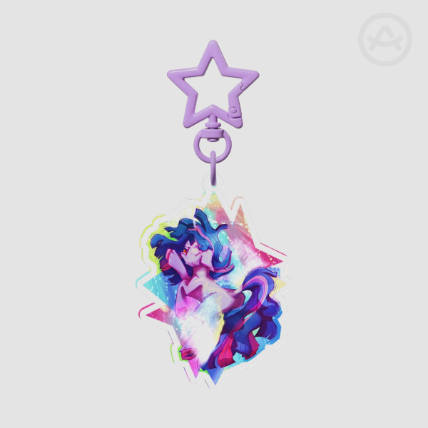 [Twilight Sparkle][MLP] Not Ascending | Clear Acrylic Keychain