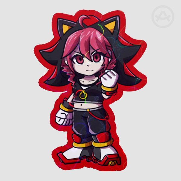 VOCALOID | Teto Kasane Shadow cos. [HEART HOLO DIE CUT STICKER]
